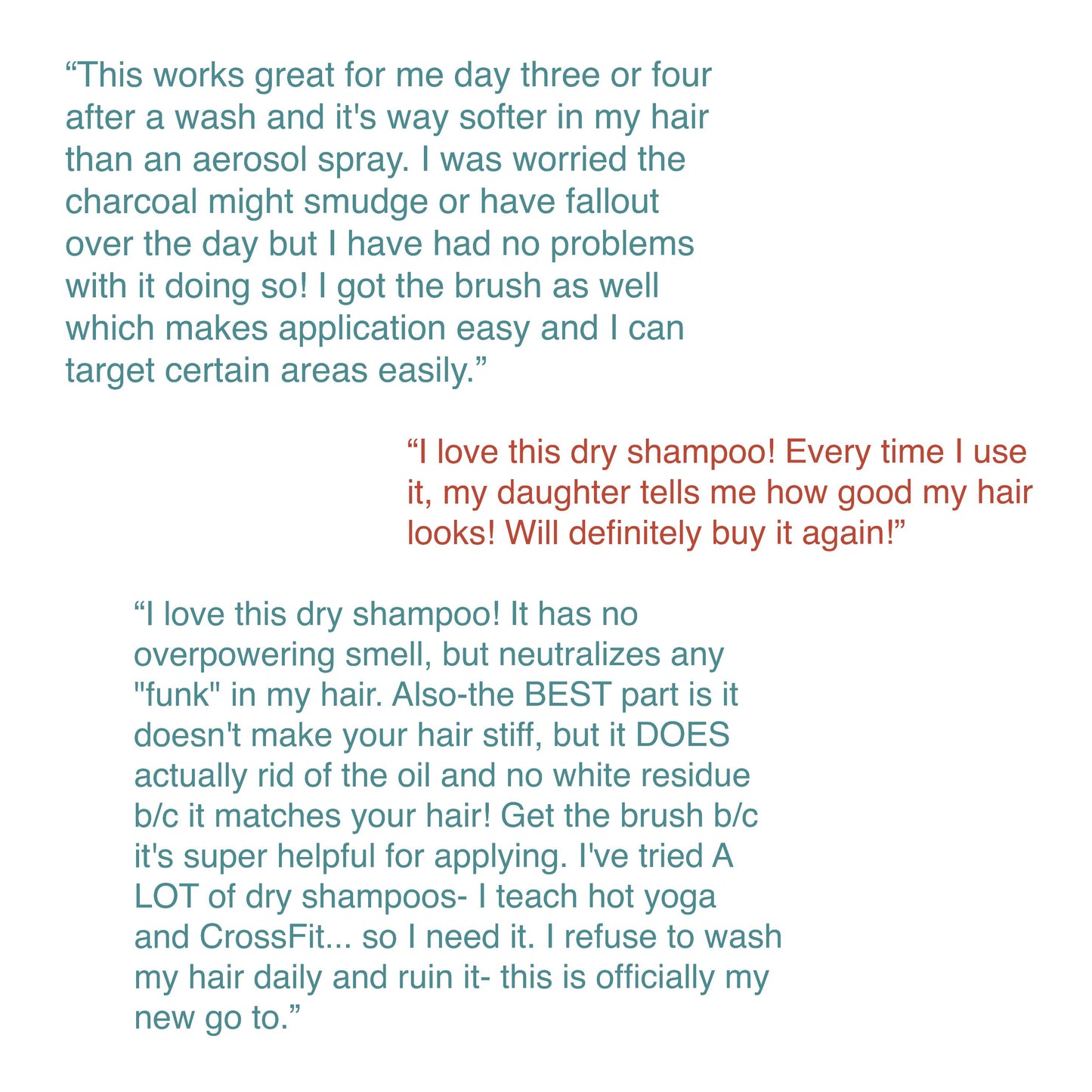 Red Dry Shampoo
